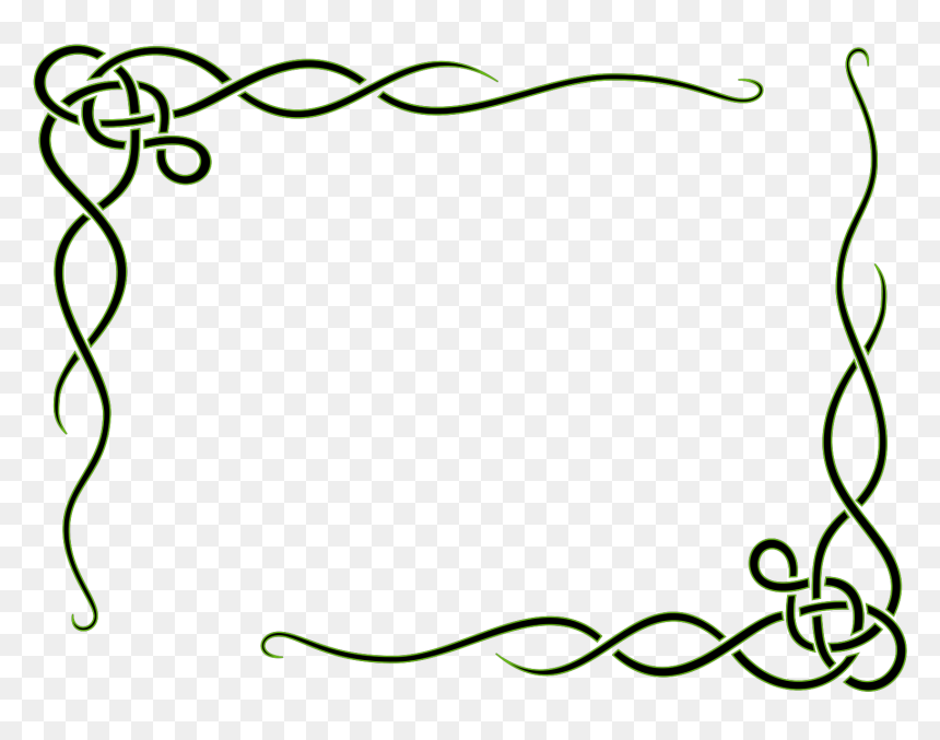 Border For A4 Sheet, HD Png Download - leafy is here png
