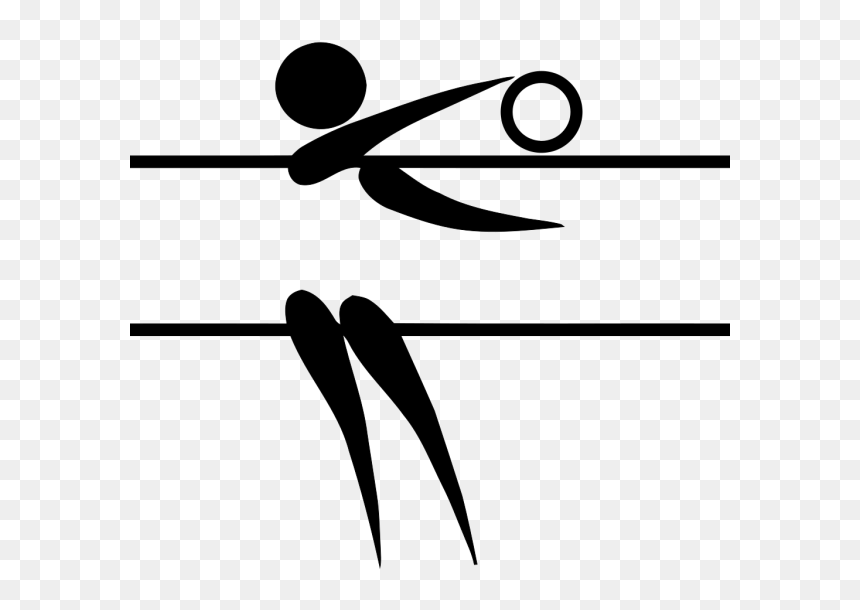 Olympic Sports Volleyball Indoor Pictogram Png Icons - Volleyball Clipart, Transparent Png - volleyball clipart png