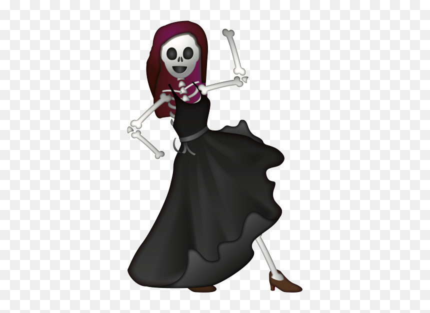 Dancing Emoji Blond, HD Png Download - dancing skeleton png