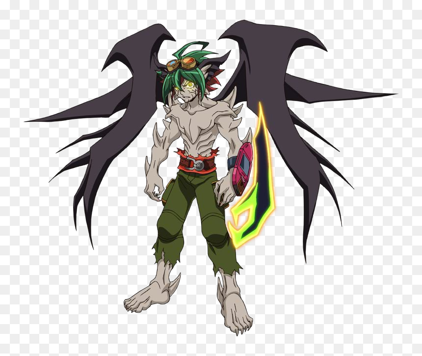 Yu Gi Oh Arc V Zarc, HD Png Download - yugioh hair png