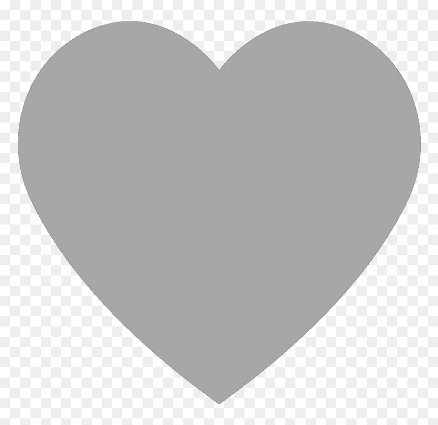 Grey Instagram Heart Png, Transparent Png - novios png