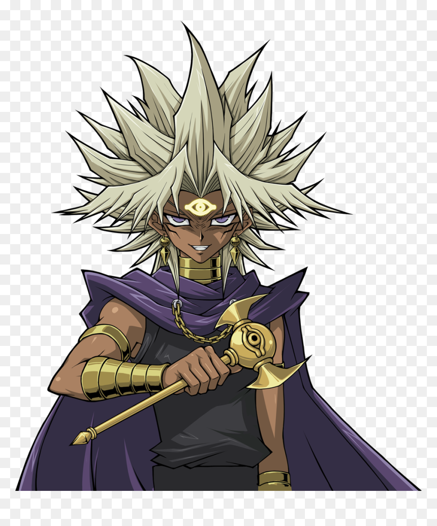 Yami Marik - Yugioh Yami Marik, HD Png Download - yugioh hair png