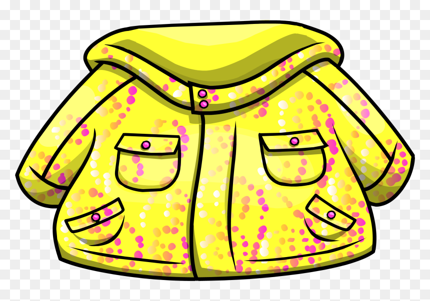 Club Penguin Rewritten Wiki - Clipart And Wintercoat And .png, Transparent Png - yellow jacket png