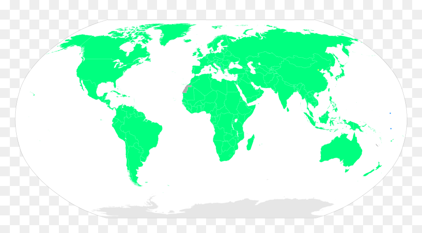 Official Olympic Games Results Clipart , Png Download - World Map, Transparent Png - geico gecko png
