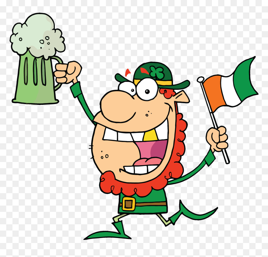 Beer Glass Bottle Cartoon Green Beer Png Hd - Cartoon, Transparent Png - green beer png