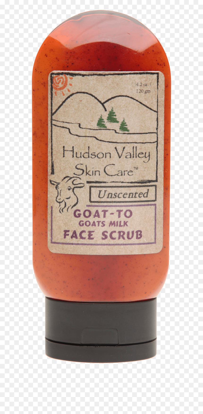 “goat-to” Face Scrub - Glass Bottle, HD Png Download - goat face png