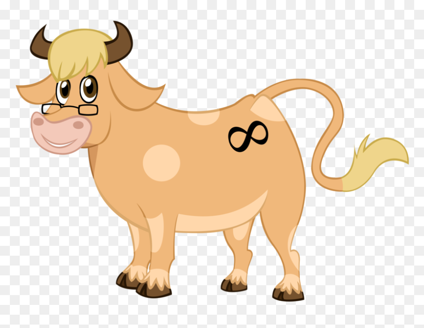 Cow Vector Bull - Cartoon, HD Png Download - cow vector png