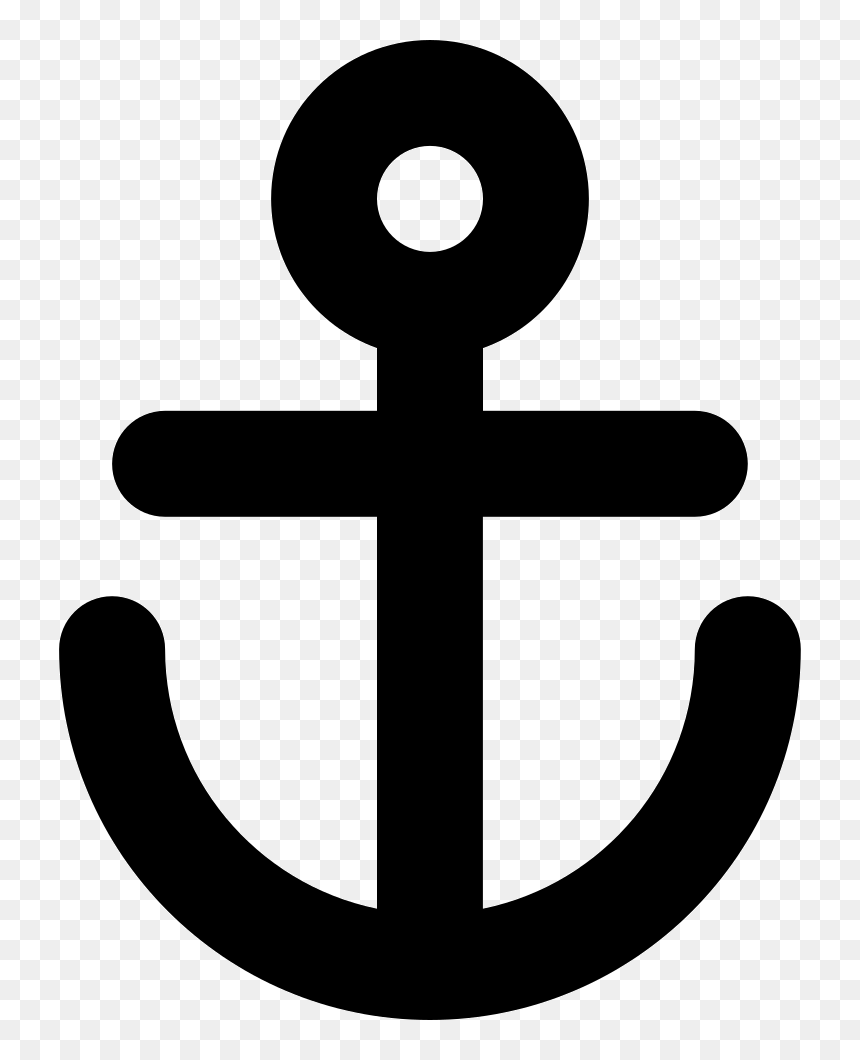 Anchor - Якорь Значок, HD Png Download - white anchor png