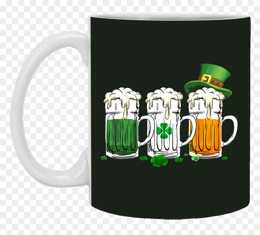 Shamrock Green Beer Drunker St Patrick"s Day Irish - Shamrock, HD Png Download - green beer png