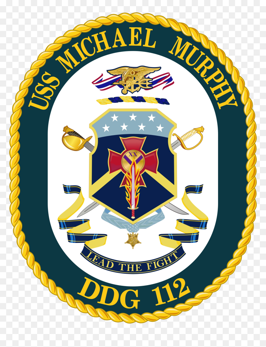 Uss Michael Murphy Coa - Uss Maryland Ssbn 738 Crest, HD Png Download - spartan shield png