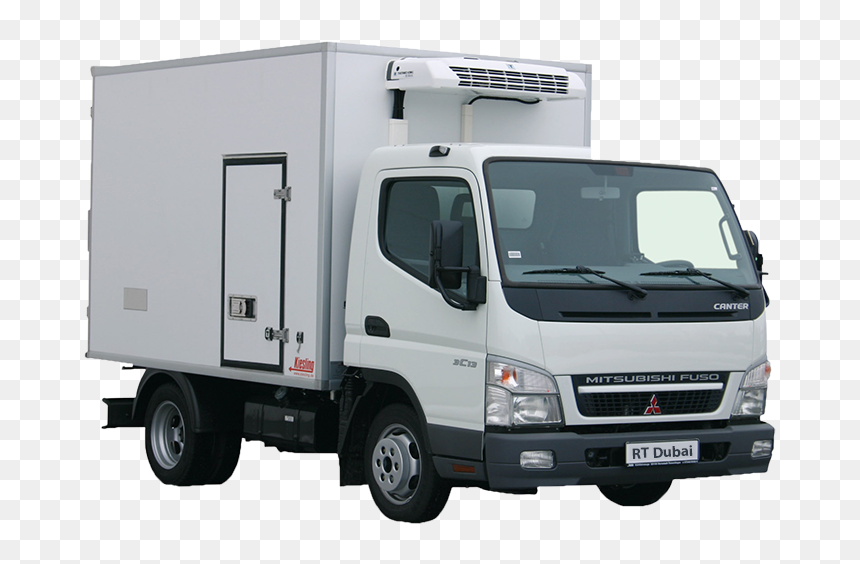 Refrigerated Box Truck Al Best Image Kusaboshi - Mitsubishi Canter Png, Transparent Png - box truck png