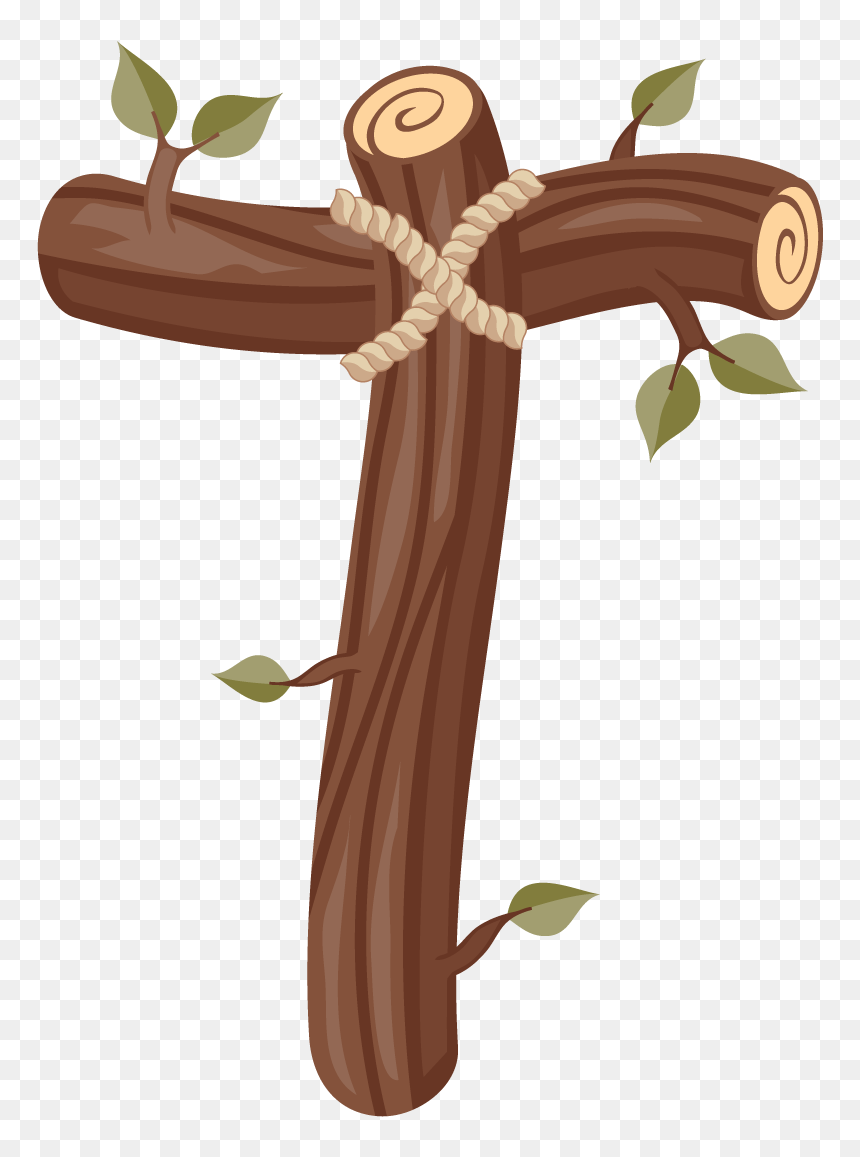 Letras Con Forma De Tronco, HD Png Download - wood banner png