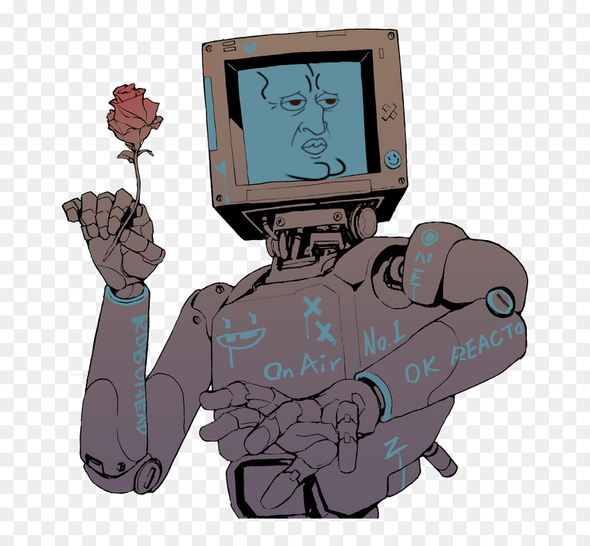 Robo Head Cytus, HD Png Download - handsome squidward png