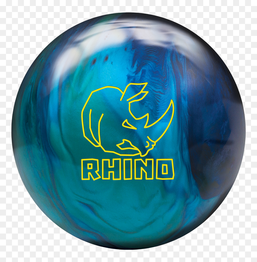 Brunswick Rhino Cobalt/aqua/teal Bowling Ball Clipart - Brunswick Rhino Cobalt Aqua Teal Pearl, HD Png Download - bowling strike png