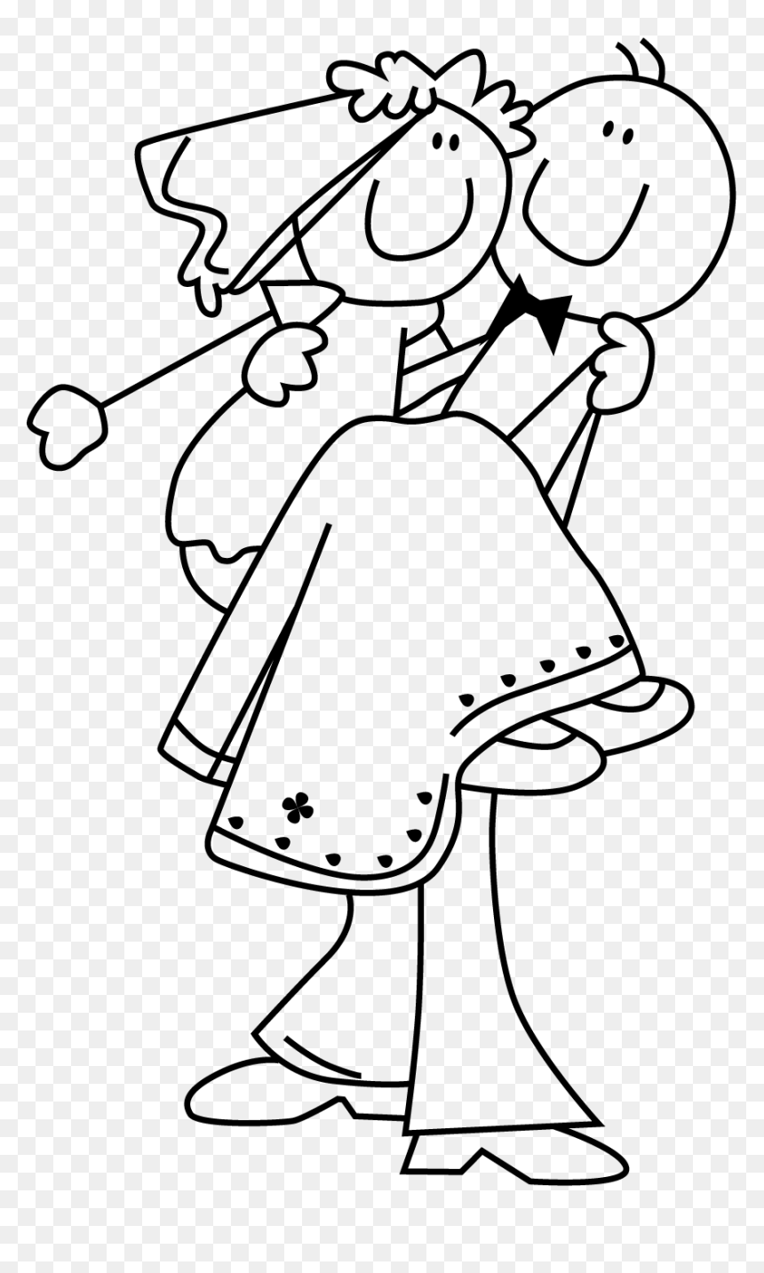 Fulanitos Novios Para Colorear , Png Download - Dibujos De Novios Para Colorear, Transparent Png - novios png