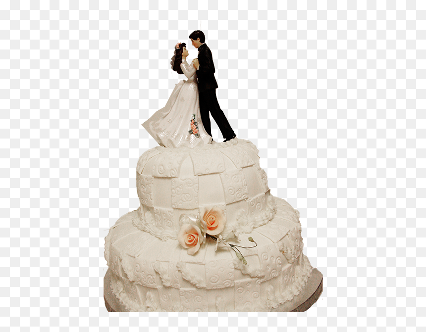 Wedding Cake, HD Png Download - novios png
