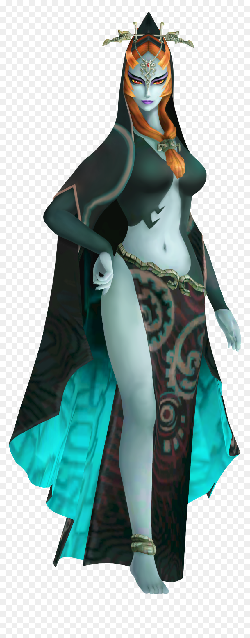 Midna - Link Skyward Sword Ocarina Of Time Twilight Princess, HD Png Download - midna png