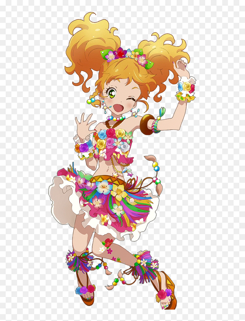 Yuzu Nikaido
tropical Hula Girl Coord - Nikaido Yuzu, HD Png Download - hula girl png
