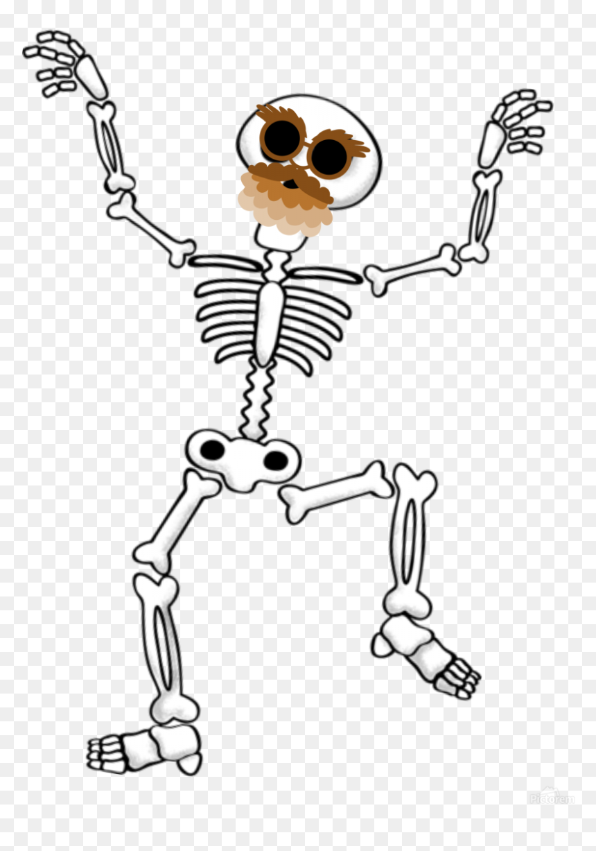 Cartoon, HD Png Download - dancing skeleton png