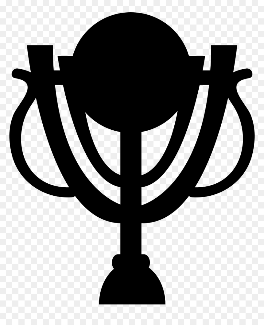 Football Trophy Silhouette - Trofeos De Futbol Silueta, HD Png Download - football silhouette png