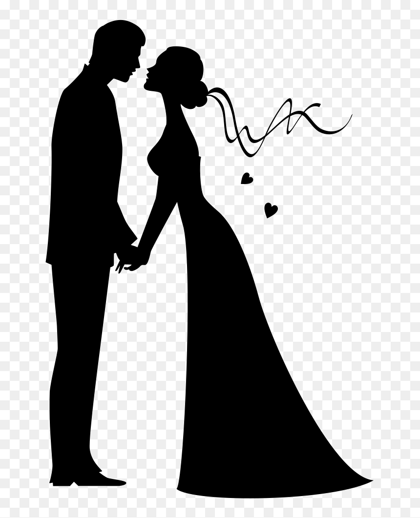 Wedding Honeymoon Svg Png Icon Free Download - String Art Wedding Patterns, Transparent Png - wedding silhouette png