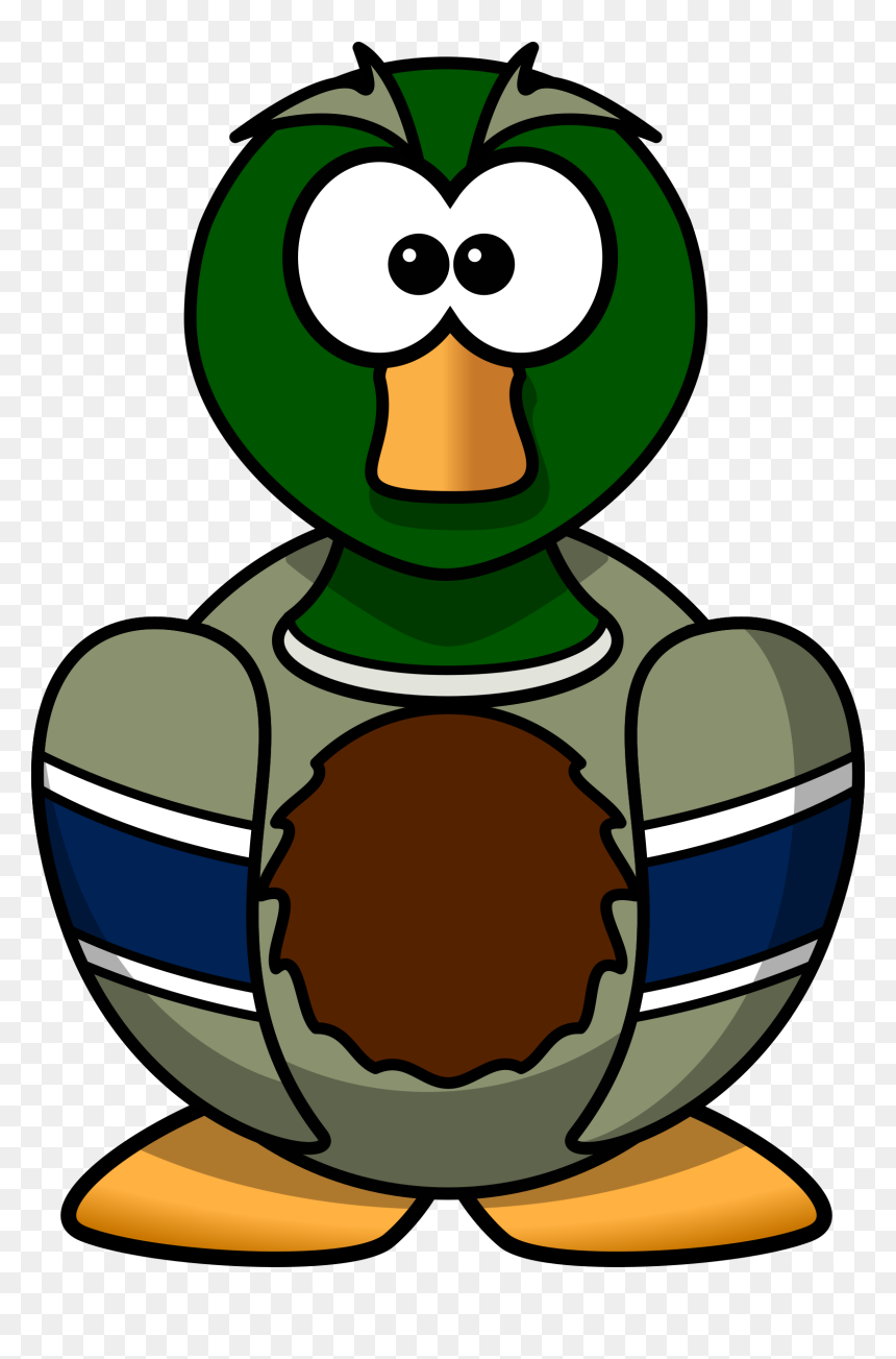 Anmiated Duck Cliparts - Cartoon Duck Clipart, HD Png Download - duck clipart png