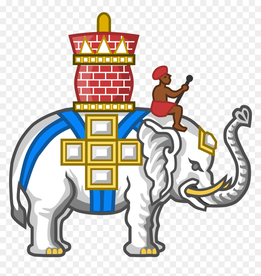 Order Of The Elephant - Danish Order Of The Elephant, HD Png Download - circus elephant png