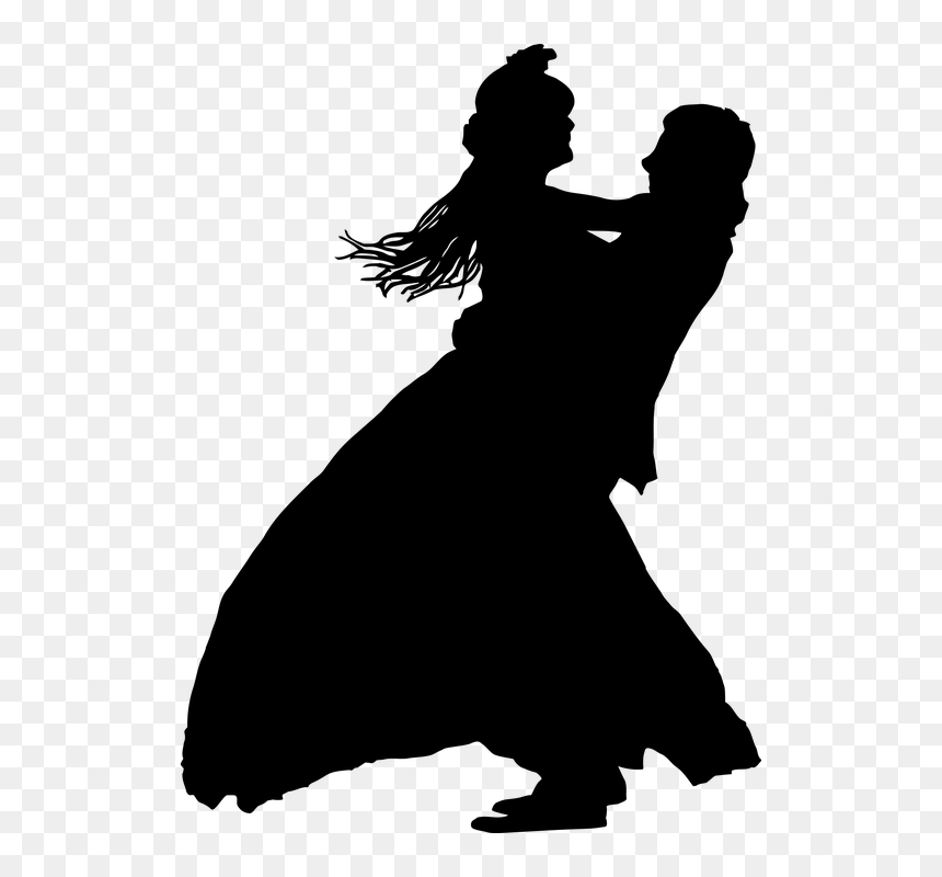 Turn, HD Png Download - wedding silhouette png