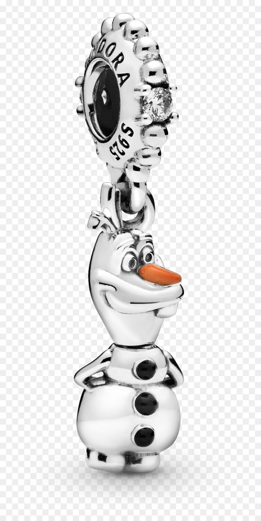 Pandora - Title - Tag - Pandora Olaf Dangle Charm, HD Png Download - frozen olaf png