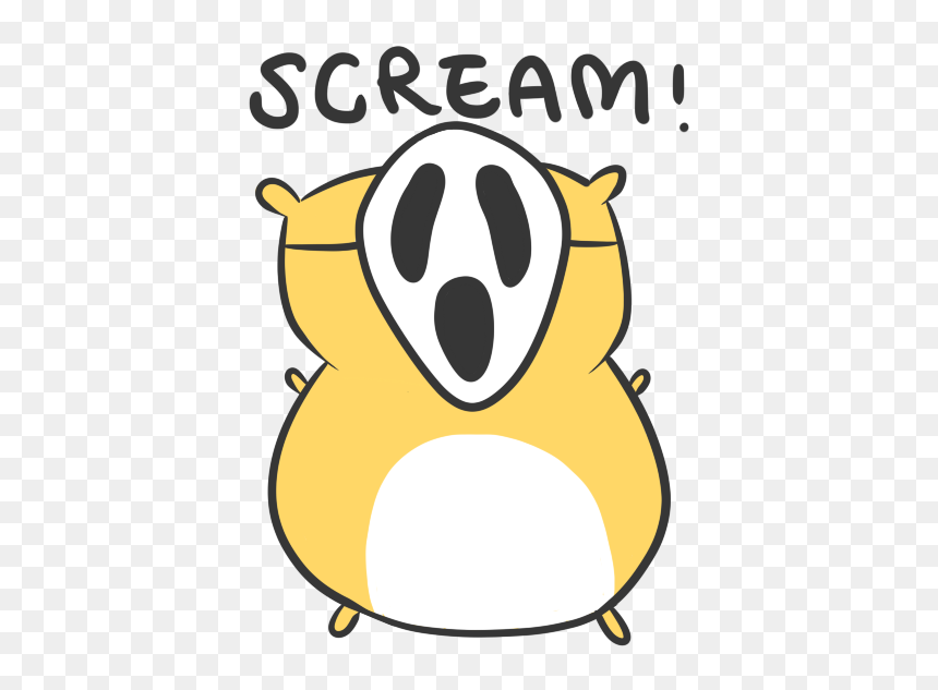 Halloween Mini Pack Messages Sticker - Cartoon, HD Png Download - scream emoji png