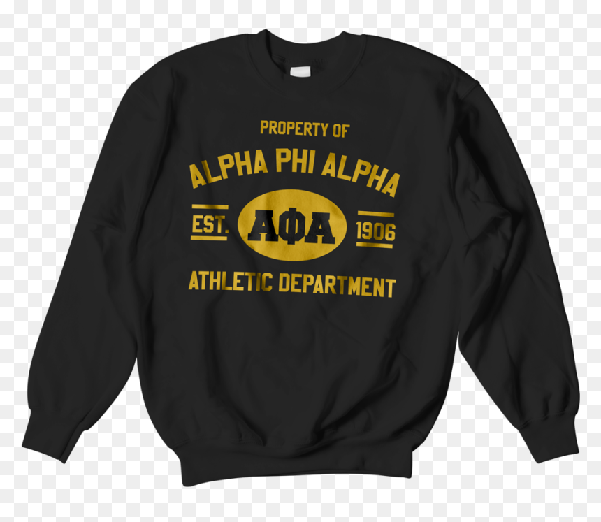 Long-sleeved T-shirt, HD Png Download - alpha phi alpha png