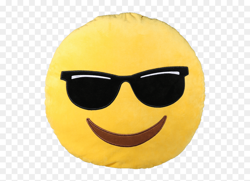 Emoticon Emoji Smiley Pillow Laughter - Aurinkolasit Hymiö, HD Png Download - smirk png
