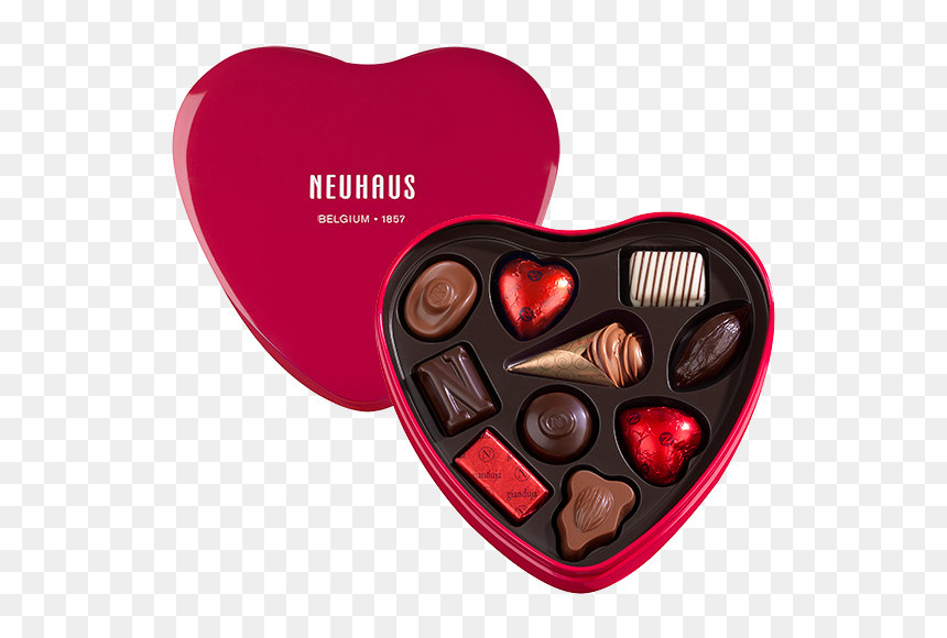 Neuhaus Chocolate Heart, HD Png Download - box of chocolates png