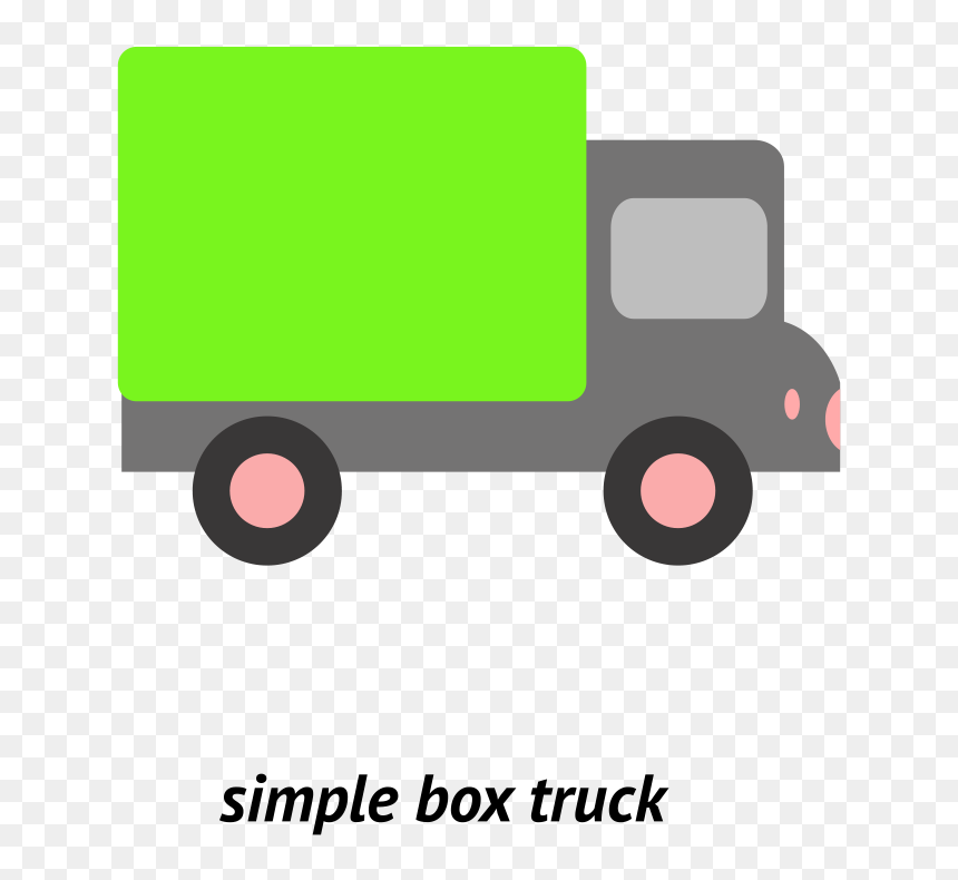Truck, HD Png Download - box truck png