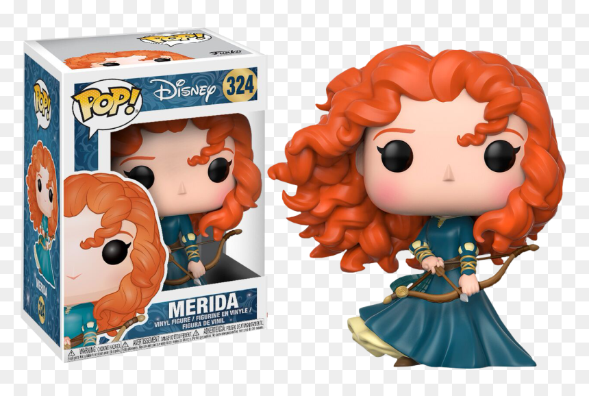 Disney Merida Pop Vinyl Figure , Png Download - Funko Pop Brave, Transparent Png - merida png