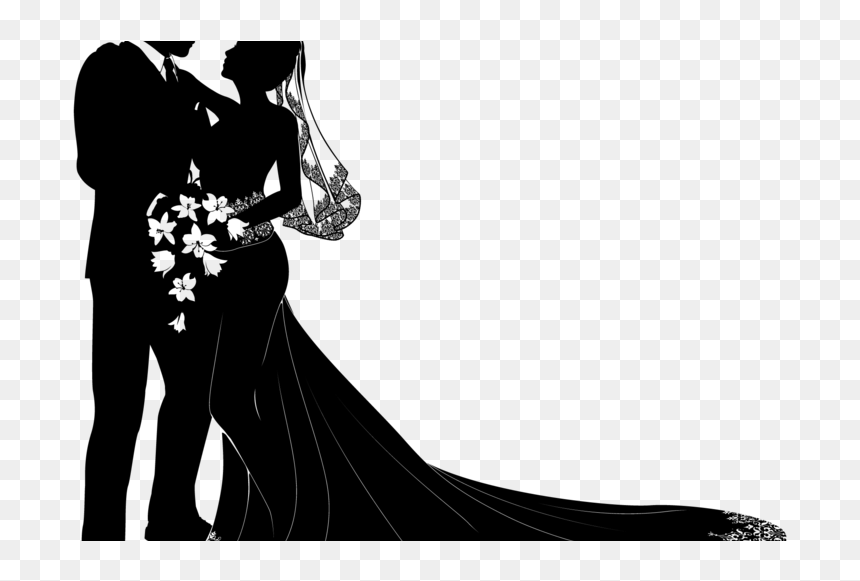 Perfect Trolley Rental For A Wedding Or A Party Bus - Wedding Couple Silhouette Png, Transparent Png - wedding silhouette png