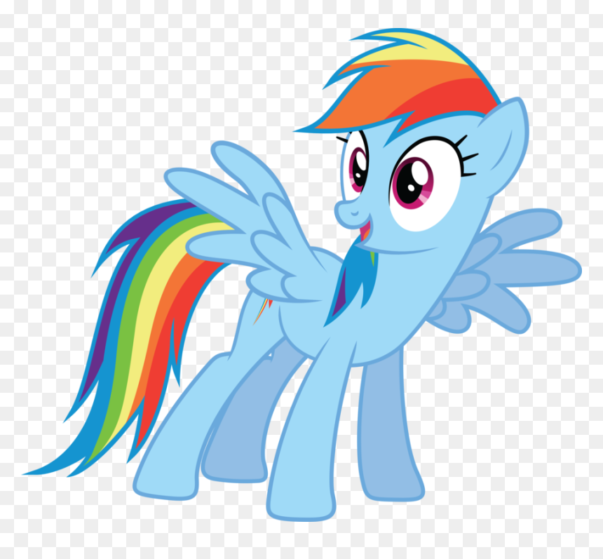 Post 26550 0 84779600 1436955701 Thumb - My Little Pony Rainbow Dash Happy, HD Png Download - handsome squidward png