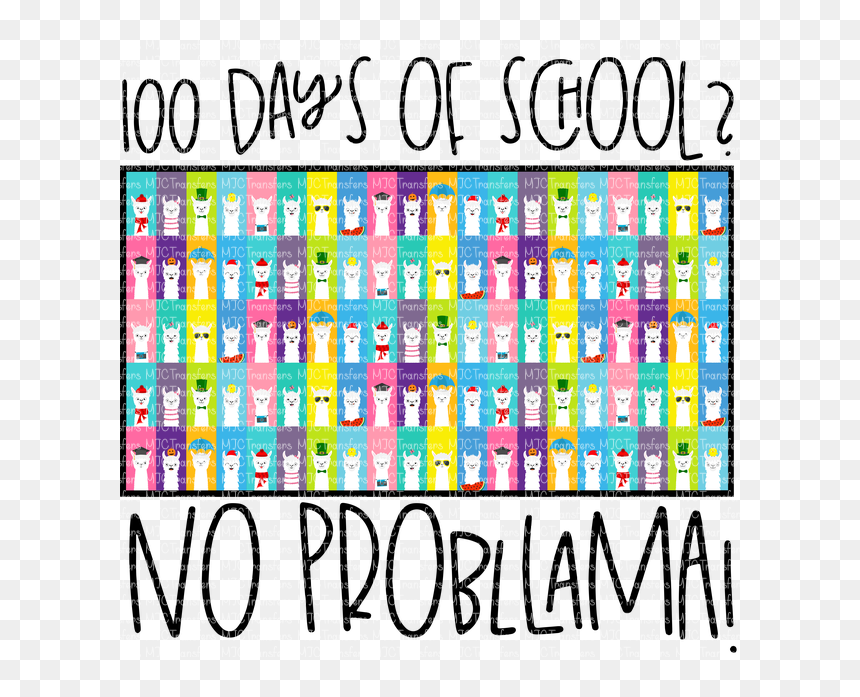 Transparent Llamas Png - 100 Days Of School Fortnite, Png Download - llamas png