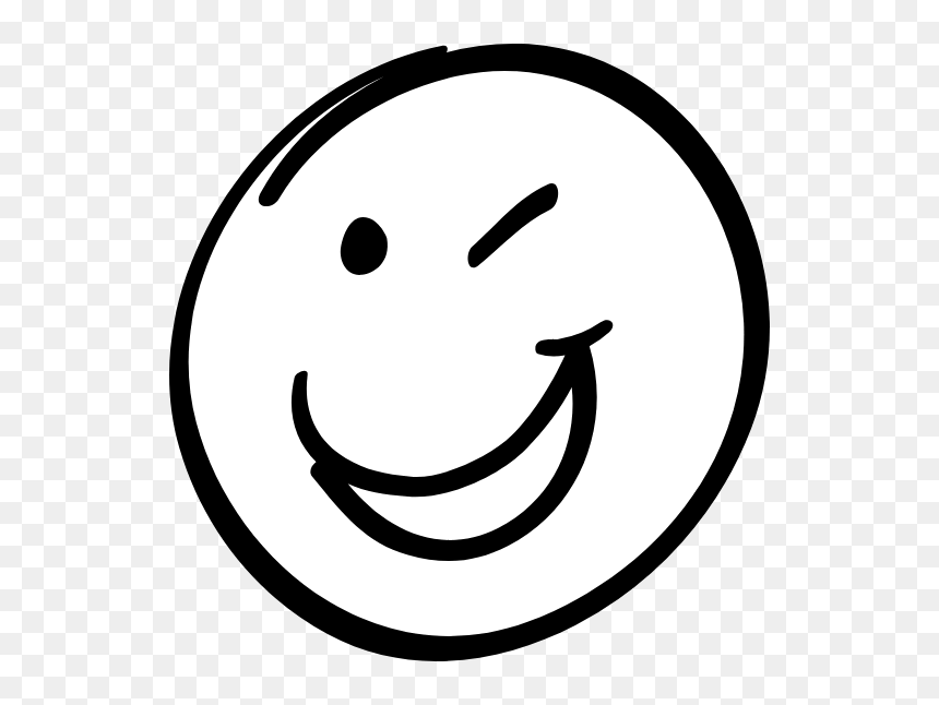 Wink, HD Png Download - winking emoji png