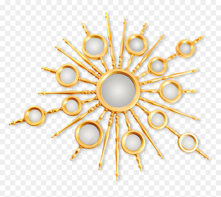 Apollo Mirror Boca Do Lobo, HD Png Download - gold starburst png