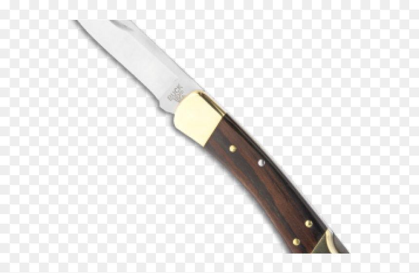 Folding Buck Knife, HD Png Download - knife clipart png