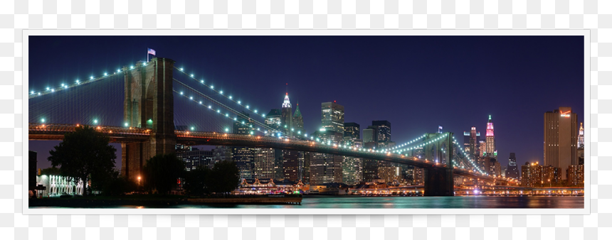 Triple Monitor Wallpaper City, HD Png Download - ny skyline png