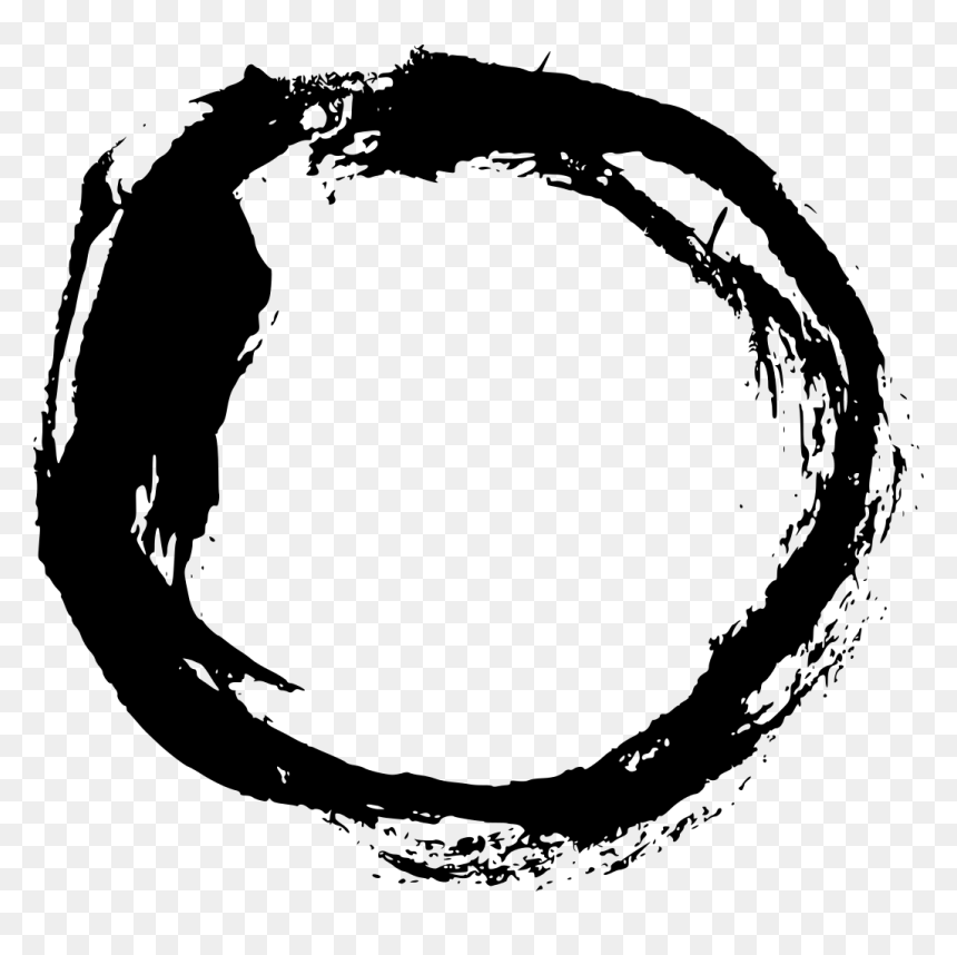 Grunge Circle Png, Transparent Png - white circle.png