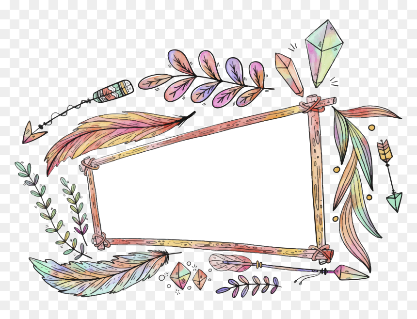 Boho Clipart Png, Transparent Png - sprinkles border png