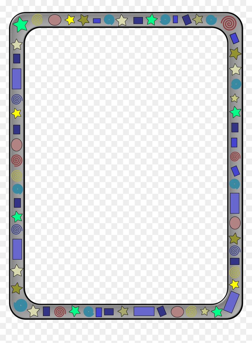 Frame Technology Transparent Png, Png Download - sprinkles border png