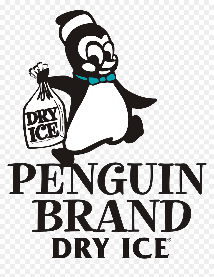 Penguin Dry Ice Logo, HD Png Download - penguin logo png