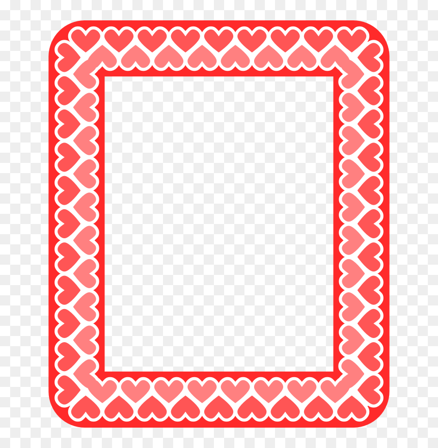 Picture Frame, HD Png Download - hearts frame png