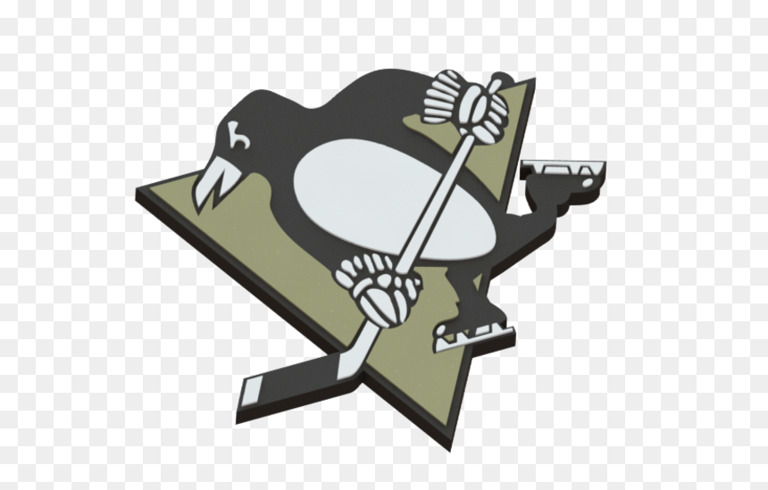 Pittsburgh Penguins Logo 3d Print - Pittsburgh Penguins Logo 3d, HD Png Download - penguin logo png