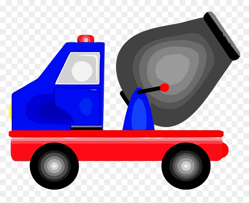 Cartoon Toy Truck, HD Png Download - construction icons png