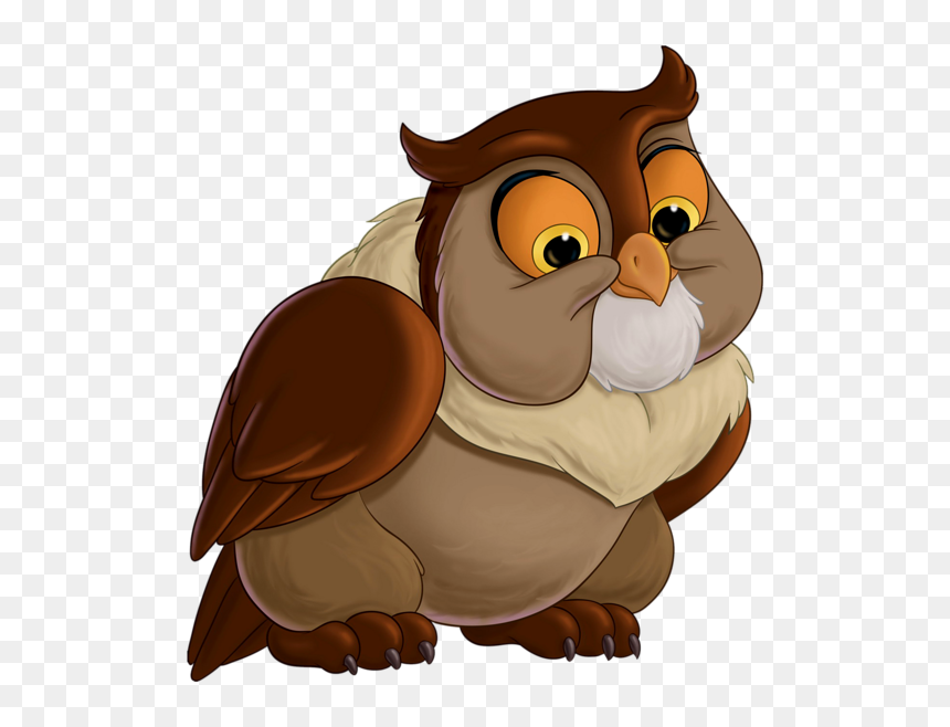 Bambi Owl Clipart, HD Png Download - disney clipart png